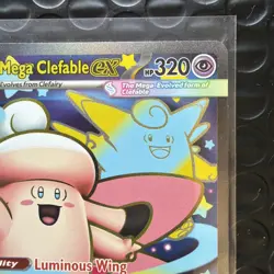 Mega Clefable Ex 103/088 Perfect Order Ultra Rare Full Art Pokemon Card Holo - Image 3