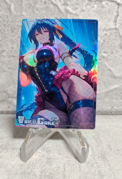 Akeno Himejima Trading Card Waifu Goddess Story Anime Girl holo Karte Manga Art - Image 1