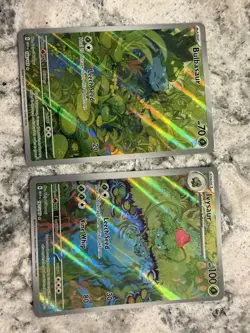 Pokemon TCG Holo Card Lot Bulbasaur Ivysaur Pikachu Charizard Mixed Cards - Image 1