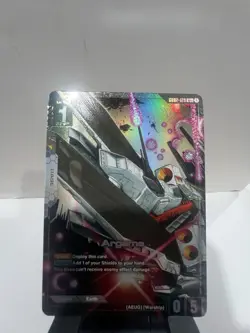 Argama (Alt Art) R+ GD02-129 Dual Impact Textured Rare Foil Gundam Card Game NM - Image 1