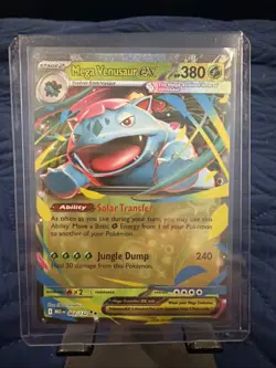 Pokemon Mega Venasaur EX Double Rare Card 003/132 Mega Evolution - Image 1