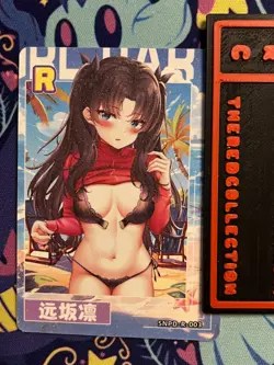 Goddess Story Sakura Story - SNPD-R-003 - Rin Tohsaka - Fate - Sexy Waifu Card - Image 1