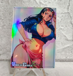 Nico Robin Trading Card Waifu Goddess Story Anime Girl holo Karte Manga Full Art - Image 1