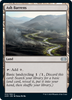 Ash Barrens Double Masters NM Land Uncommon MAGIC THE GATHERING CARD ABUGames - Image 1
