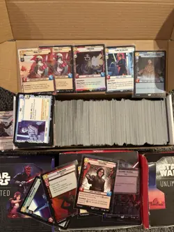 Star Wars Unlimited Cards Over 1,100 Cards includes Legendary, Rares And Foils! - Image 1