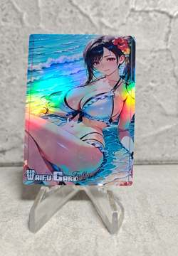 Tifa Lockhart Trading Card Waifu Goddess Story Girl holo Karte Full - Image 1