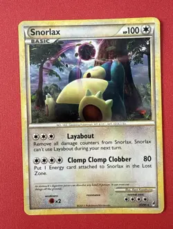 Snorlax 33/95 Call of Legends Regular Pokemon Card TCG LP - Image 1