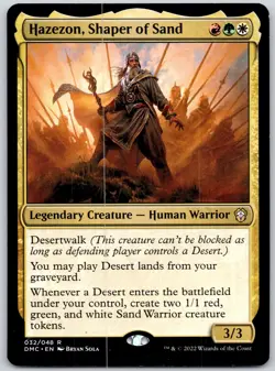 Hazezon, Shaper of Sand - Commander: Dominaria United DMC - MTG - NM Magic - 32 - Image 1