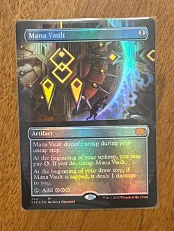 Mana Vault (Borderless) Double Masters 2022 Foil- LP- MTG - Image 1