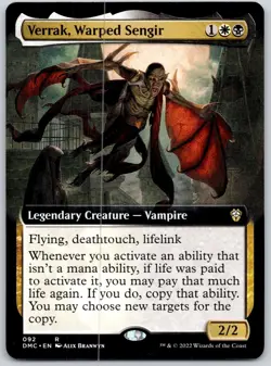 Verrak, Warped Sengir (Extended Art) - Commander: Dominaria United DMC - MTG - N - Image 1