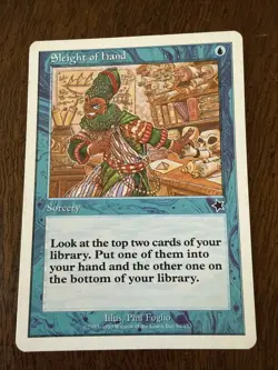 Sleight of Hand 1x MtG Starter 1999 Single - Image 1