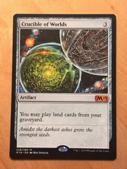 MTG Magic the Gathering Crucible Of Worlds M19 NM - Image 1