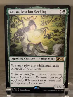Azusa, Lost but Seeking Core Set 2021 Regular NM (A) - Image 2