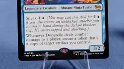 Donatello, Gadget Master Regular [TMT - 35] - NM MTG 🔮 B* - Image 3