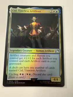 Cid, Timeless Artificer (0414) (FOIL) ✅ Final Fantasy ✅ Magic The Gathering(mtg) - Image 1