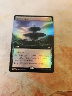 Fountainport Extended Art FOIL Bloomburrow MTG LP - Image 1