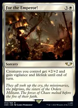 1x For the Emperor! NM-Mint, English Commander: Universes Beyond: Warhammer 40,0 - Image 1