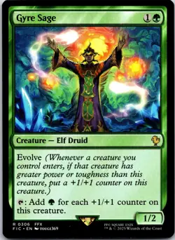 Gyre Sage 306 Rare Commander: FINAL FANTASY Magic: The Gathering Near Mint - Image 1