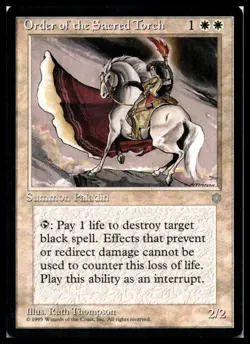 MTG Order of the Sacred Torch - Ice Age LP - Image 1