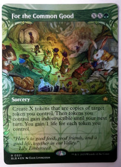 For the Common Good - FOIL Showcase Rare - MTG Bloomburrow - 0321 NM - Image 1