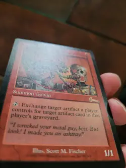 MtG Goblin Welder Urza's Legacy. Moderately played condition, take a look! - Image 3