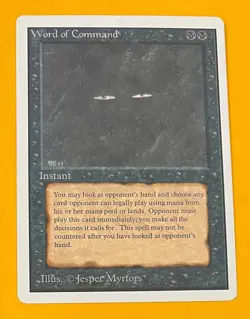 MTG WORD OF COMMAND Unlimited (OldManMTG 007-379) - Image 1