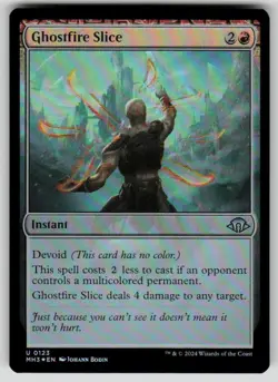 Ghostfire Slice Foil Uncommon Modern Horizons 3 123 MTG Near Mint 2024 - Image 1
