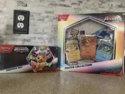 Pokemon Prismatic Evolutions Surprise Box & Poster Collection Set New Sealed Box - Image 1