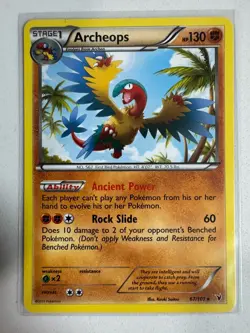 Pokemon Archeops Rare Regular 67/101 Noble Victories 130 HP Stage 1 English - Image 1