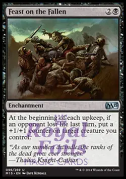 Feast on the Fallen 1x FOIL MTG M15 Core Set Uncommon MINT black - Image 1