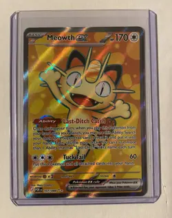 pokemon perfect order meowth ex full art 107/088 - Image 1