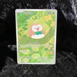 Pokemon Rowlet Illustration Rare Full Art Near Mint Perfect Order 090/088 NM/M - Image 4