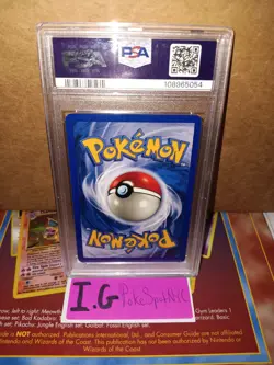 Pokemon 1999 Fossil Gengar Holo Unlimited PSA 8 Near Mint-Mint #5 - Image 2