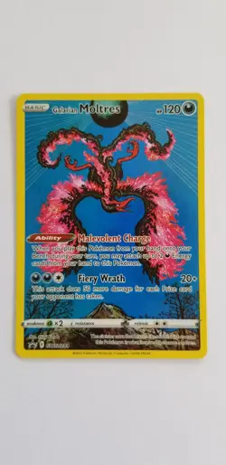 2023 Pokemon Galarian Moltres SWSH284 Promo Holo Fiery Wrath Nr Mint - Image 1