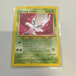 Pokemon Shining Celebi Neo Destiny 106/105 Shining Holo Vintage - Image 1
