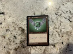 Mtg Emerald Medallion - Magic the Gathering Emerald Medallion Tempest HP - Image 1