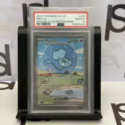 Mew Ex 232/091 PSA10 Pokemon Paldean Fates "Bubble Mew" English GEM MINT - Image 1