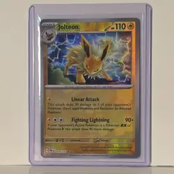 Pokemon Jolteon 110 HP Rare Holo 029/131 Sv: Prismatic Evolutions poke Ball - Image 1