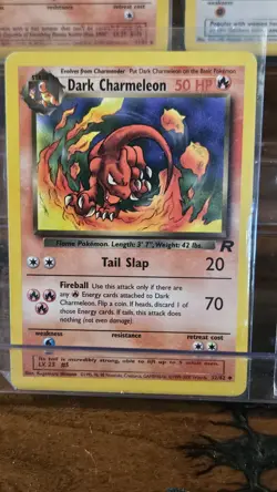 Lot of 5 Dark Pokemon Cards Team Rocket Non Holo LP - Image 5