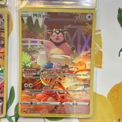 Pokemon TCG Holo Lot - Miltank, Oricorio, Comfey, Kricketune, 4 Cards - Image 2