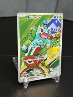 Bulbasaur 037 Pokemon TCG First Partner Illustration Full Art Holo Promo - NM - Image 2