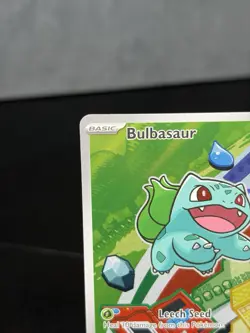Bulbasaur 037 Pokemon TCG First Partner Illustration Full Art Holo Promo - NM - Image 4