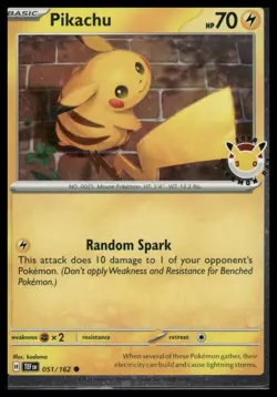 Miscellaneous Cards & Products #051/162 Pikachu (Pokemon Day 2026) - Image 1
