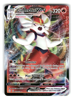 Cinderace VMAX 019/072 Shining Fates Pokemon TCG - Image 1