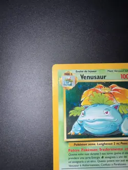 CARTA POKEMON VENUSAUR HOLO 15/102 - SET BASE UNLIMITED - ITA - Image 3