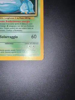 CARTA POKEMON VENUSAUR HOLO 15/102 - SET BASE UNLIMITED - ITA - Image 5