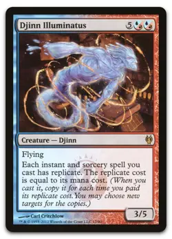 Djinn Illuminatus #12 (NM) Izzet vs Golgari DDJ Magic MTG - Image 1