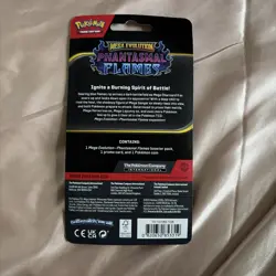 Pokemon Mega Evolution Phantasmal Flames Cottonee Checklane BLISTER Pack SEALED - Image 2