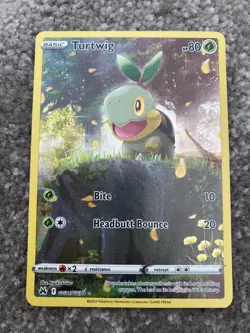 Pokemon Card TCG Turtwig GG31/GG70 Crown Zenith Galarian Gallery Full Art - Image 1