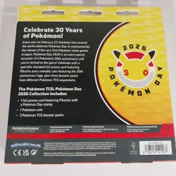 2 NIB 30th Anniversary Pokemon Day Collector's Box+Gengar Plush 6 in - Image 3